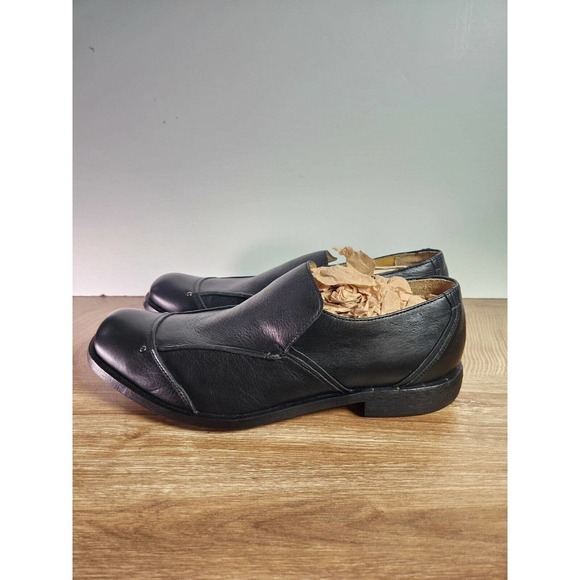 Gordon Rush Shoes Mens Size 8.5 Loafers Dark Black Leather Comfort Slip On NWT main image 6